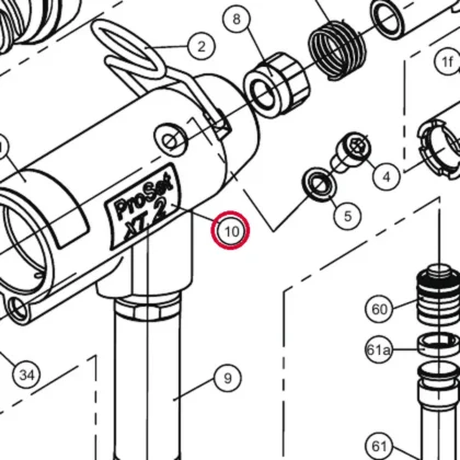 76002-02027 Etykieta proset xt2
