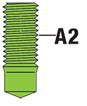 Bolce z gwintem RD nierdzewny A2 – ISO 13918 (DIN 32501)
