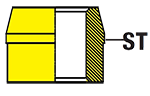 Pierścień HEAVY z standardowy stalowy