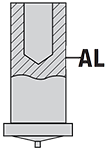 Tulejki z gwintem wewnętrznym aluminiowa – ISO 13918 (DIN 32501)