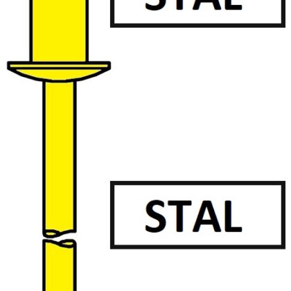 Avdel BD11 Nity zrywalne z kołnierzem standardowym Stal / Stal