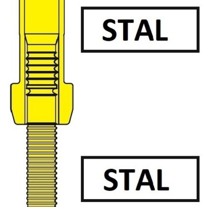 Avbolt 21021 Nit wzmacniany Stal / Stal