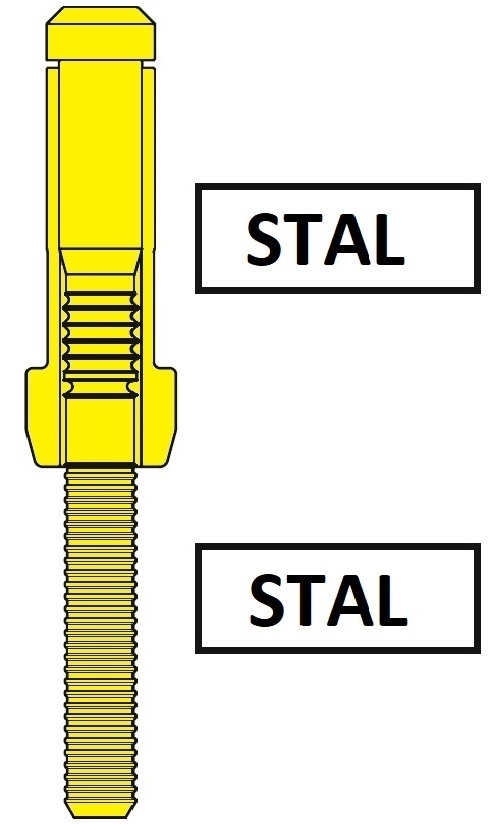 Avbolt 21021 Nit wzmacniany Stal / Stal