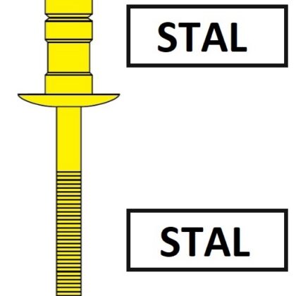Nity STAVEX BS01 z kołnierzem standardowym ST / ST