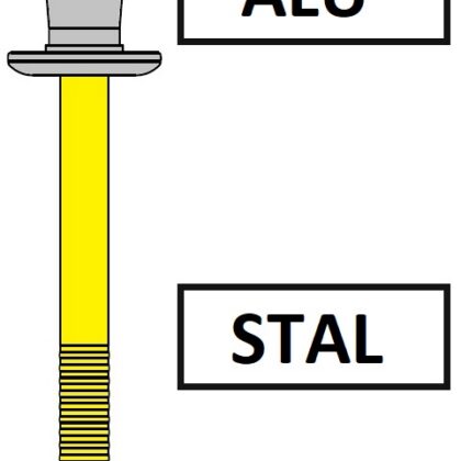 Nity Vgrip VG11 z kołnierzem standardowym ALU / ST