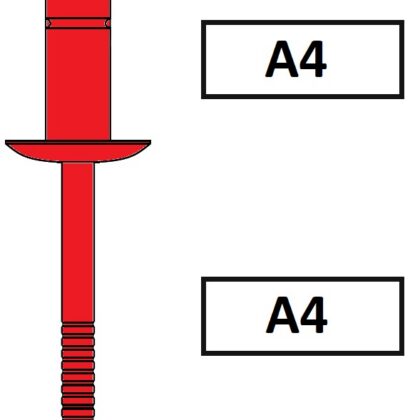 Nity AVINOX BE16 z kołnierzem standardowym A4