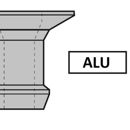 Nity Avdel – Briv 1802 Aluminium