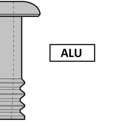 Nity Avdel – Grovit 1103 / 1104 Aluminium