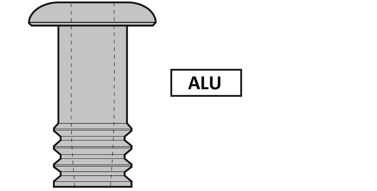 Nity Avdel – Grovit 1103 / 1104 Aluminium