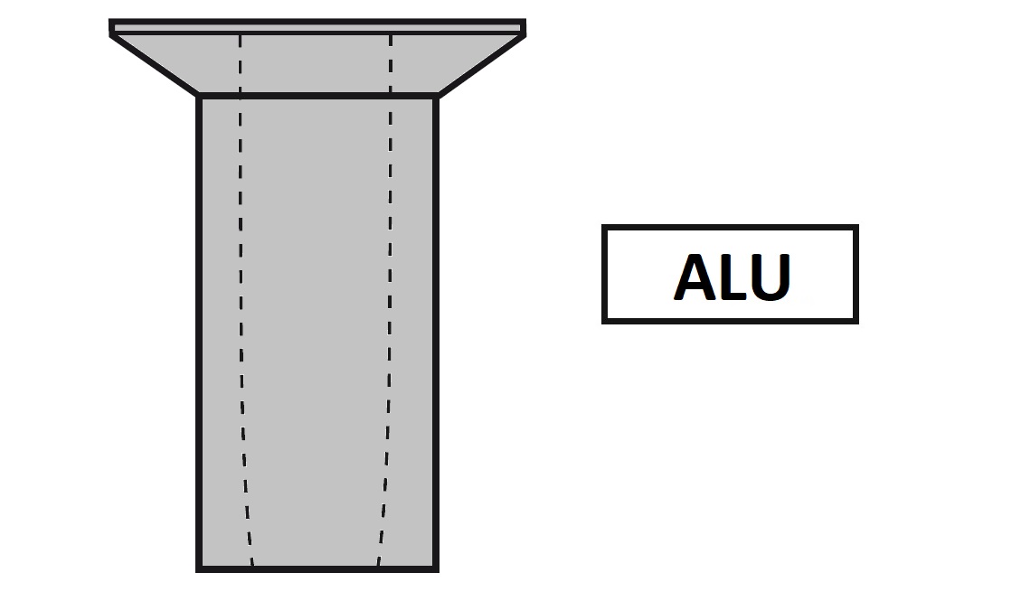 Nity Avdel – Chobert 1132 / 1124 / 1136 Aluminium