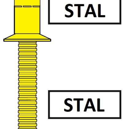 Nity ORNIT – ORLOCK Stal kołnierz stożkowy